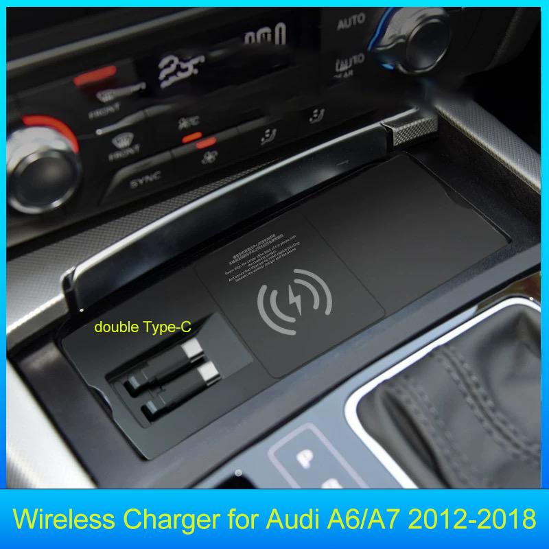 Phone Accessories Types - Беспроводная зарядная панель для Audi A6L