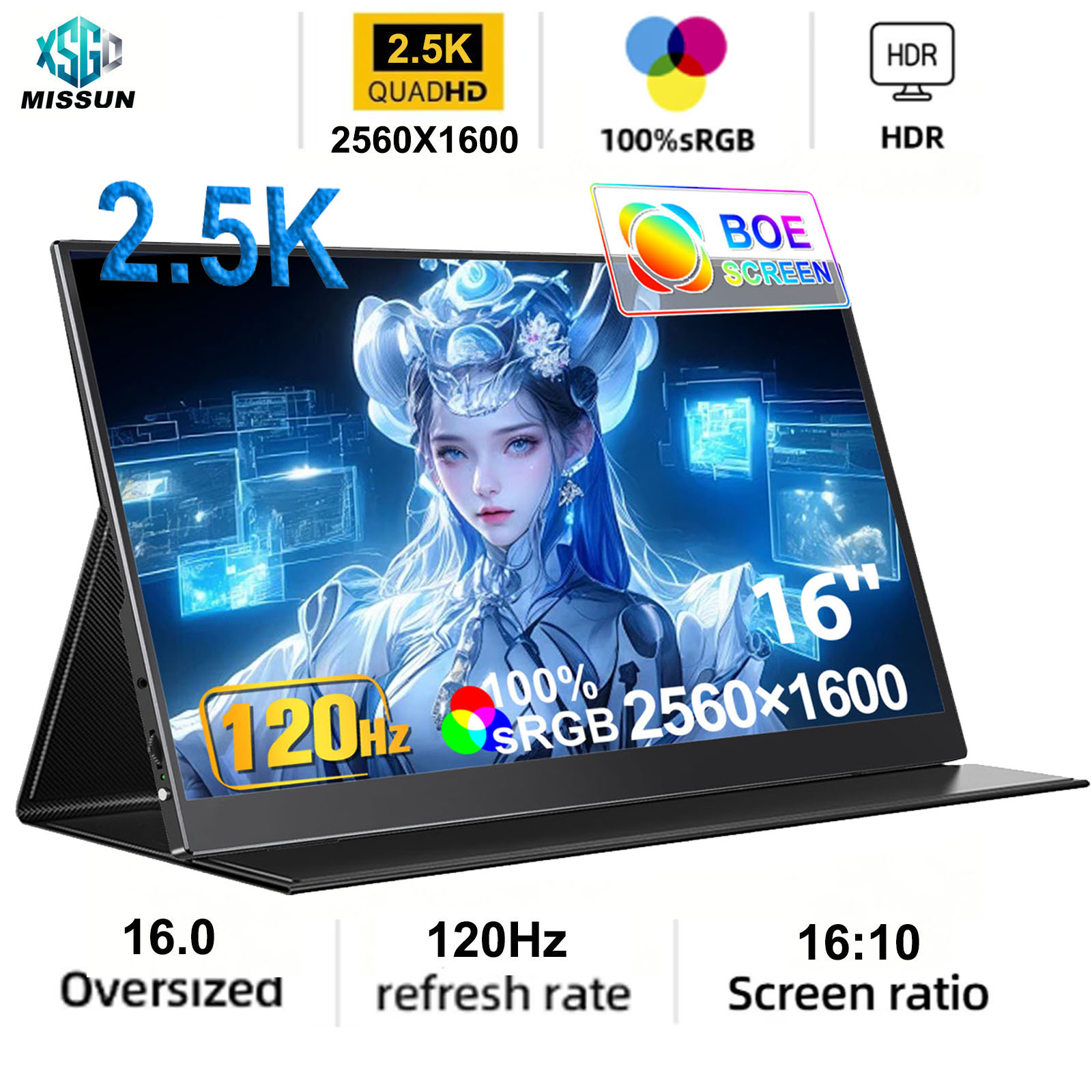 Phone Accessories Display Board - 14/15.6/16-дюймовый портативный несенсорный монитор с 4K