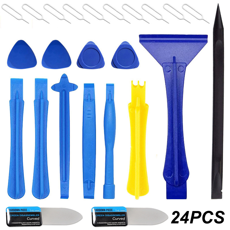 Sim Card Tool - 24 шт./компл., пластиковая монтировка, лезвие, изогнутый