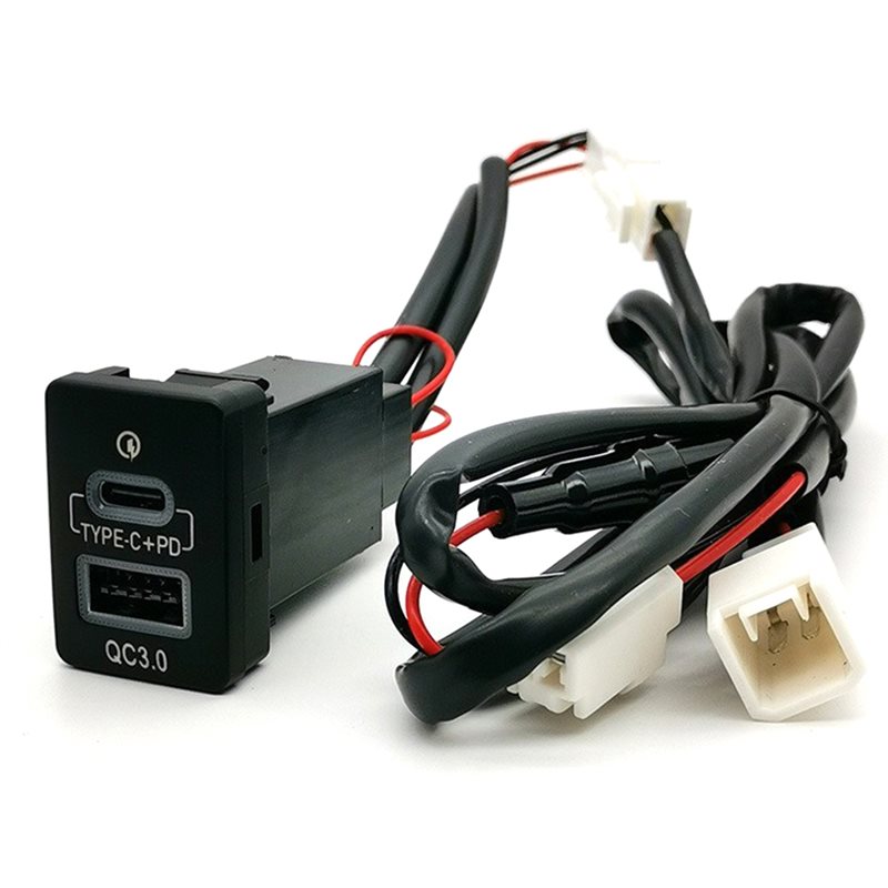 Phone Accessories Types - QC3.0 USB TYPE-C PD синий свет
