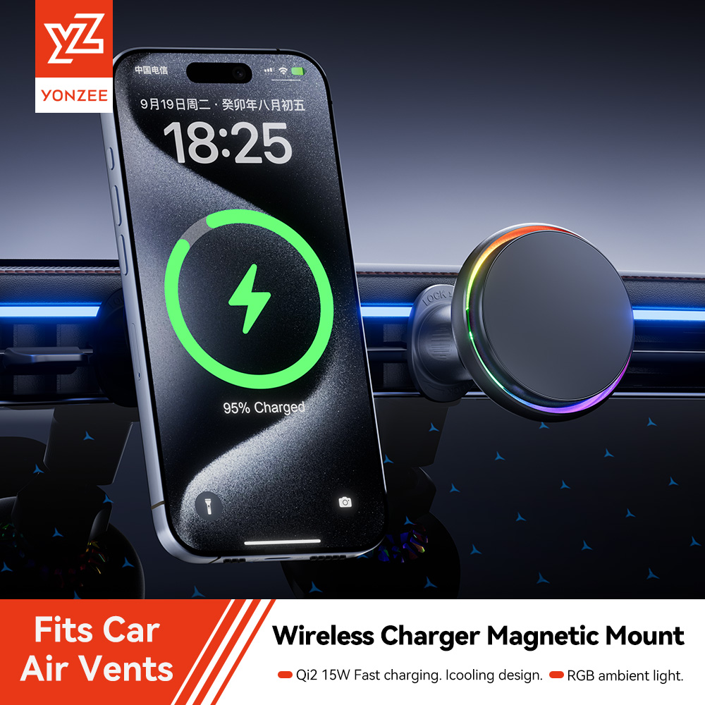 YZ RGB Магнитное беспроводное  – обзор и цена Qi2 Phone Accessories