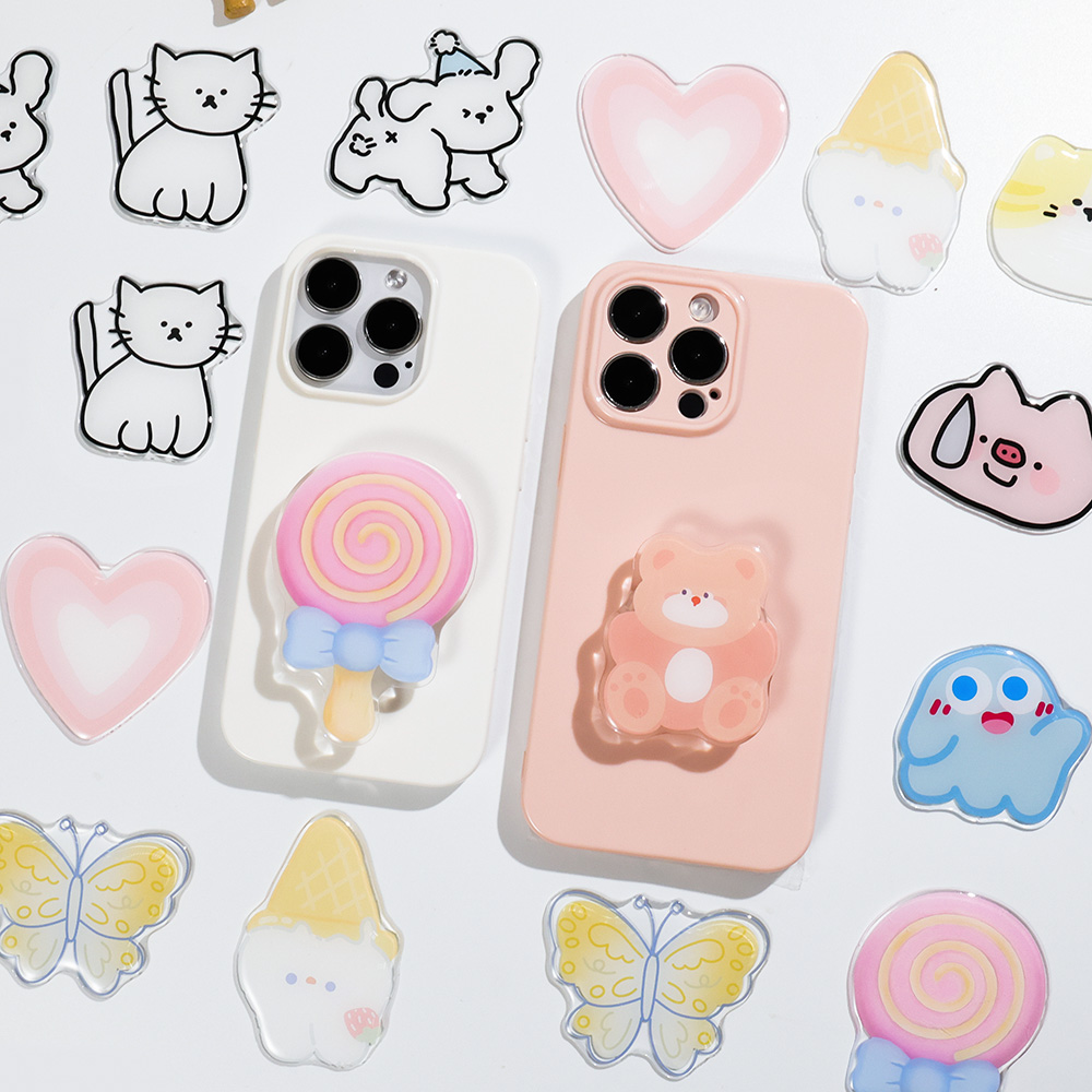 Милый мультяшный акриловый скл – обзор и цена Phone Accessories Vendor