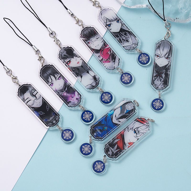 Набор из 8 брелоков в стиле ан – обзор и цена Phone Accessories Jewelry
