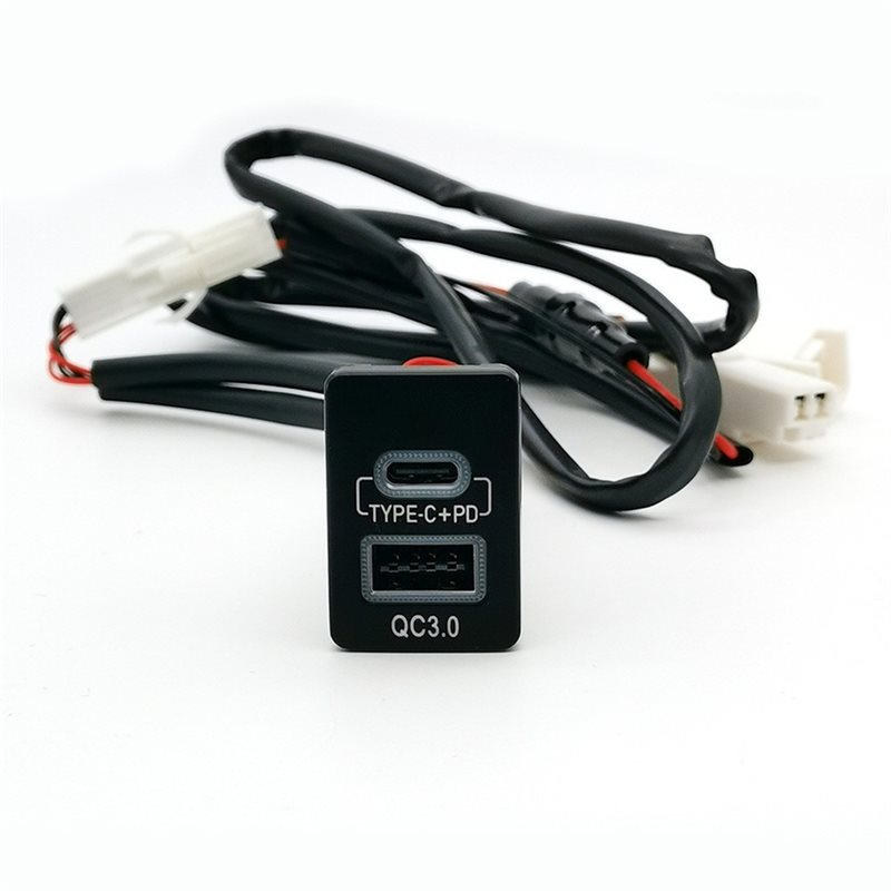 QC3.0 USB TYPE-C PD синий свет – обзор и цена Phone Accessories Types